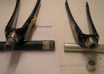 A failed bike component.
